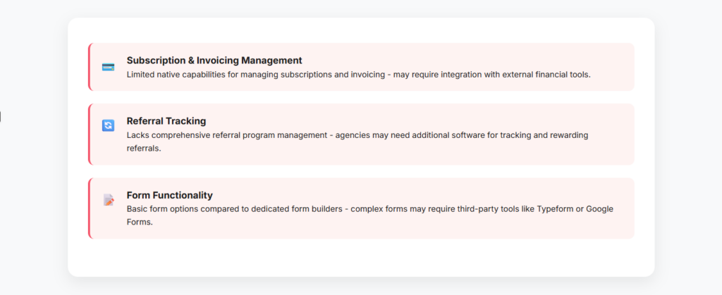 Limitations of ClickUp